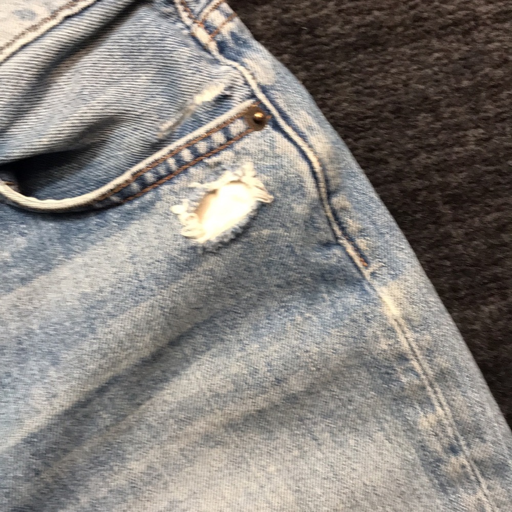 Reformation Distressed Button Up Jeans - Picture 5 of 8